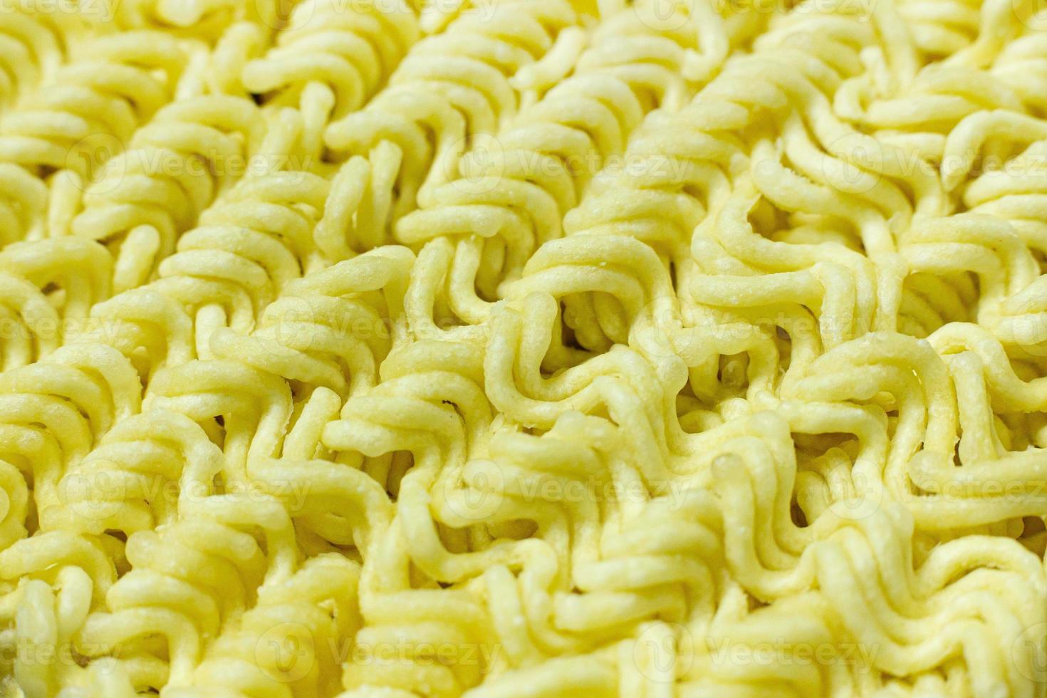 raw Instant noodle  for food content. photo