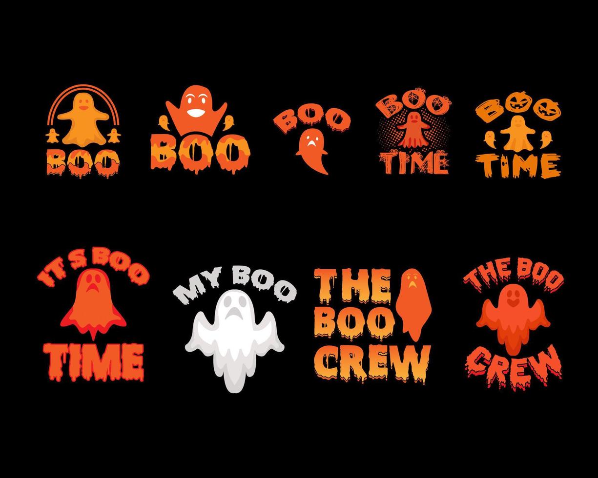 Halloween typography t-shirt design vector