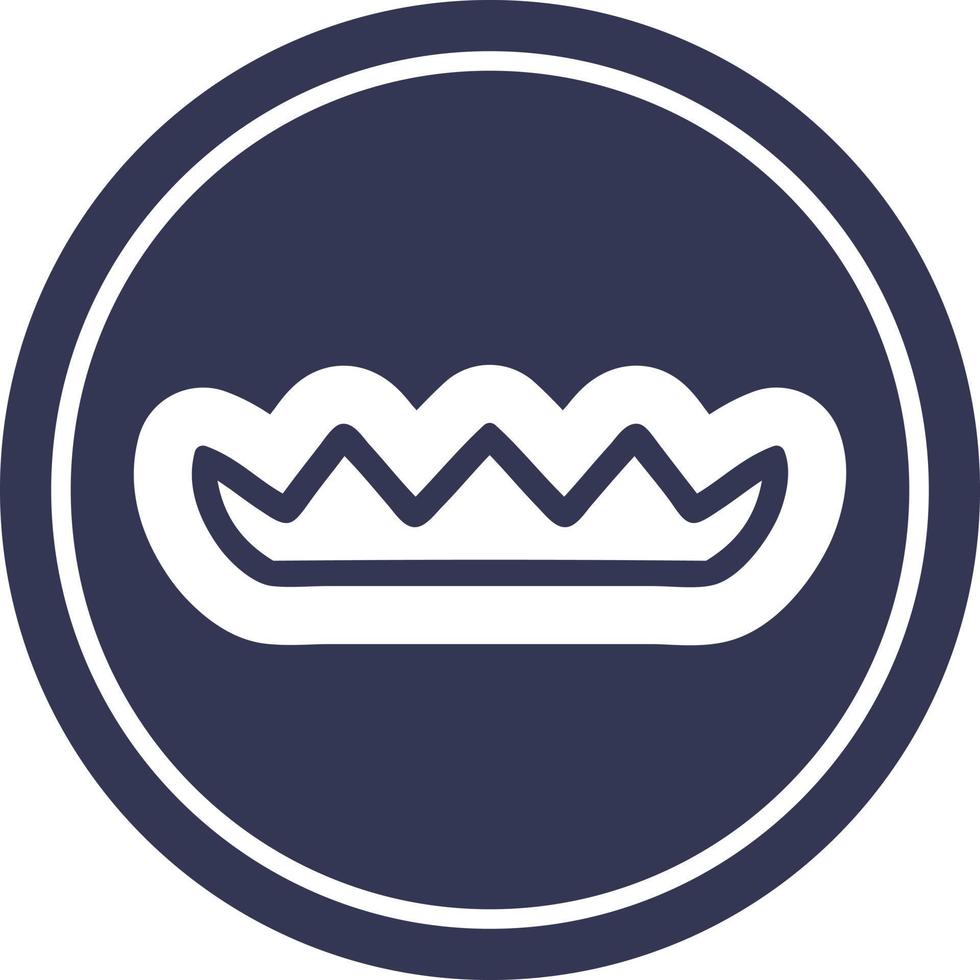 simple leaves icon vector
