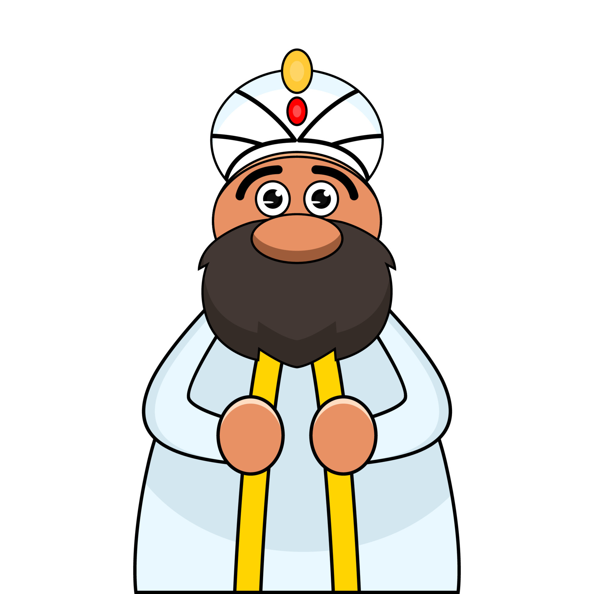 Cute sultan illustration with big beard 10685464 Vector Art at Vecteezy Cute sultan illustration with big beard 10685464 Vector Art at Vecteezy