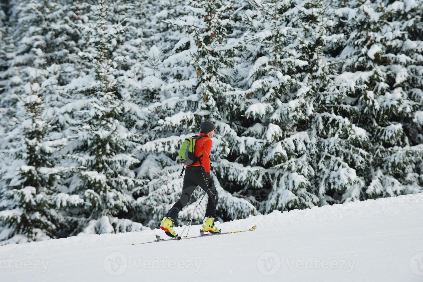 winter  people fun and ski photo