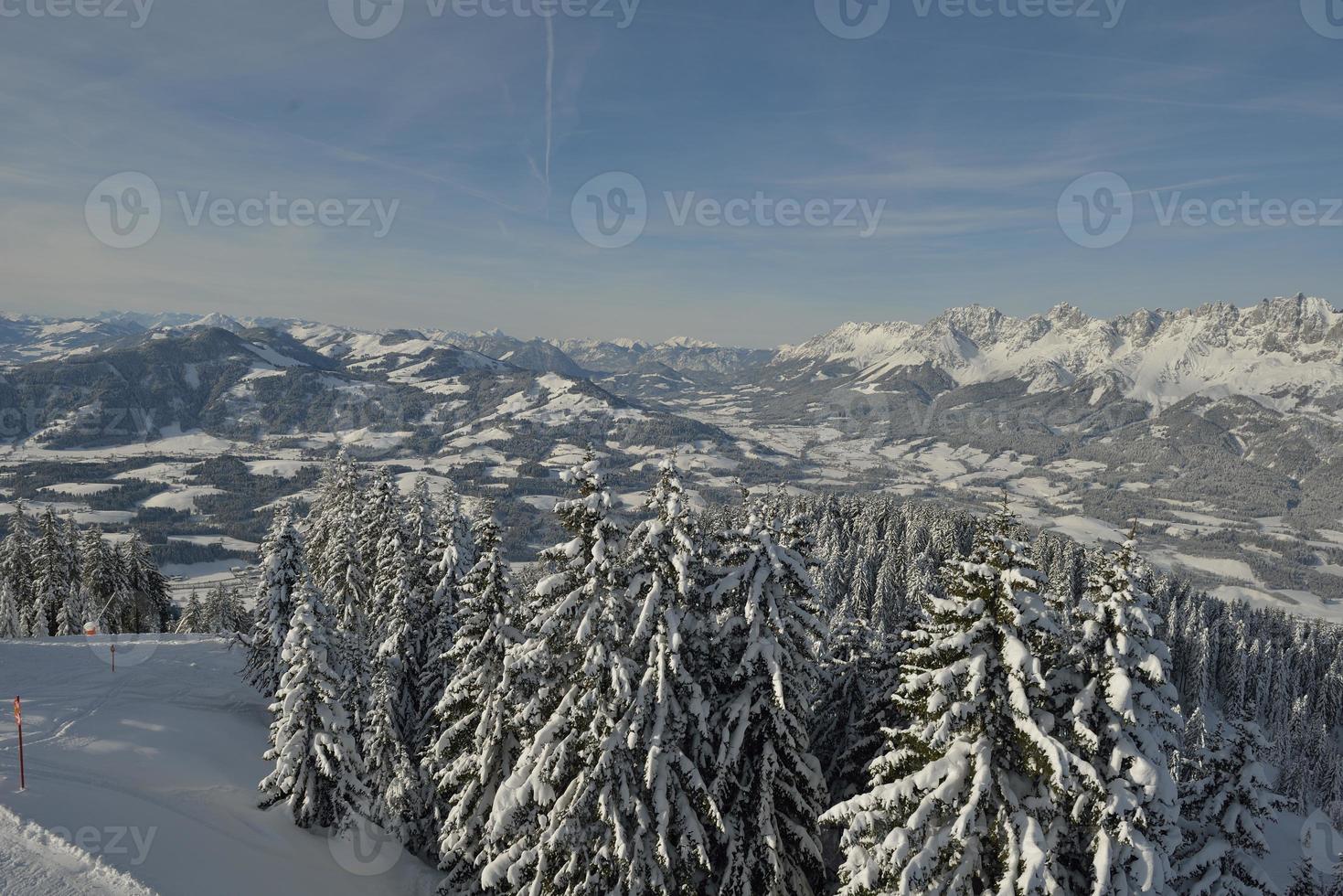 winter mountain landscape photo