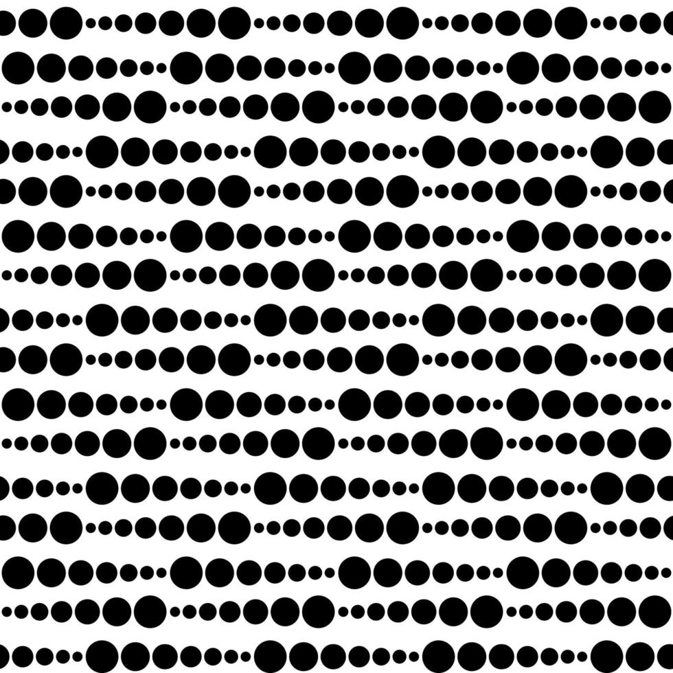 Abstract geometric background. Halftone seamless pattern with dots, circles. vector