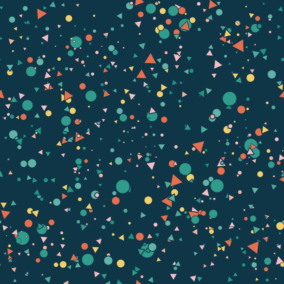Seamless abstract background with dots, circles. Messy infinity dotted geometric pattern. vector