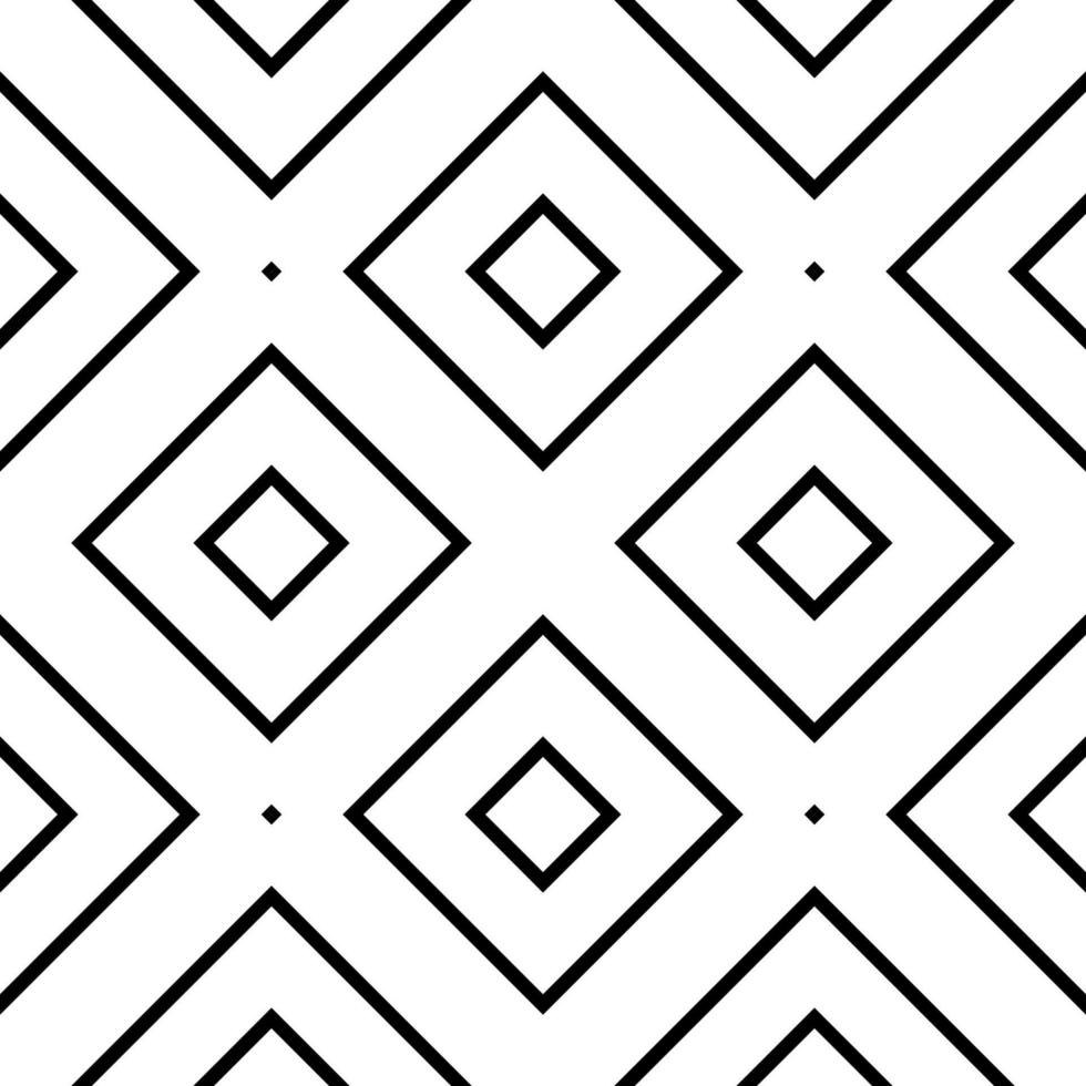 Seamless abstract background with rhombuses. Checkered infinity geometric pattern. vector