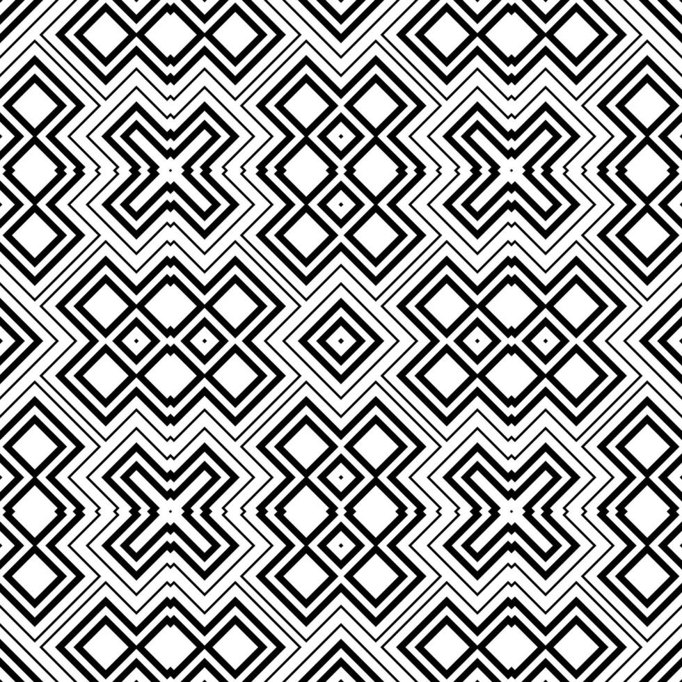 Seamless abstract background with rhombuses. Checkered infinity geometric pattern. vector