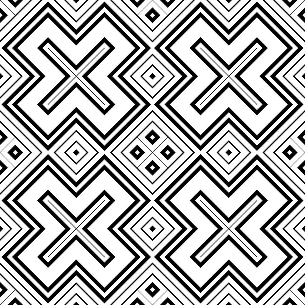 Seamless abstract background with rhombuses. Checkered infinity geometric pattern. vector