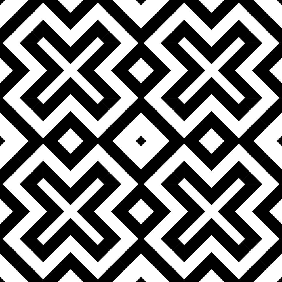 Seamless abstract background with rhombuses. Checkered infinity geometric pattern. vector