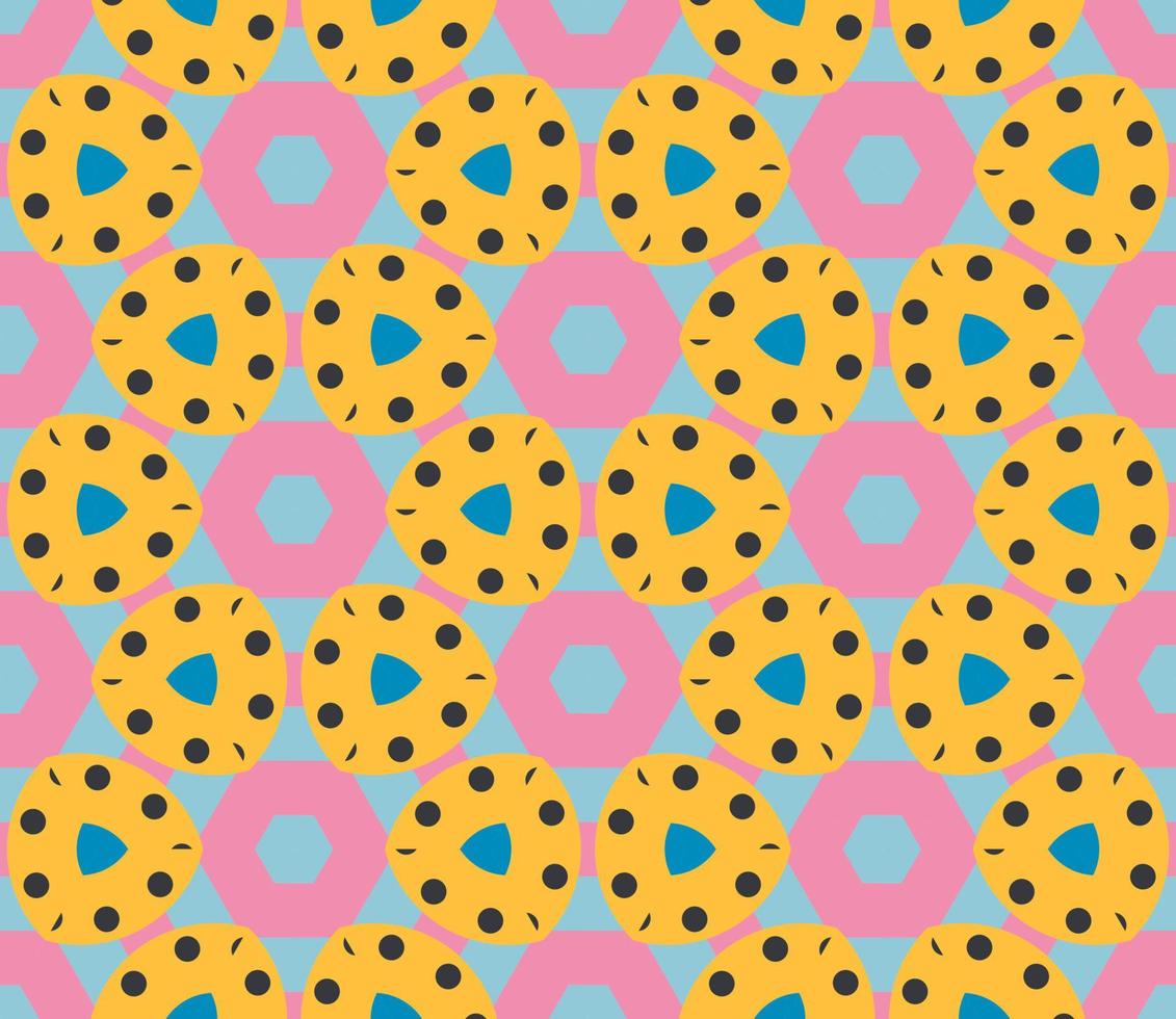 Festive seamless pattern with colorful round paint splatters. Messy overlay circles background. Dotted texture. Chaotic grunge dot. Geometric wrapping paper. vector