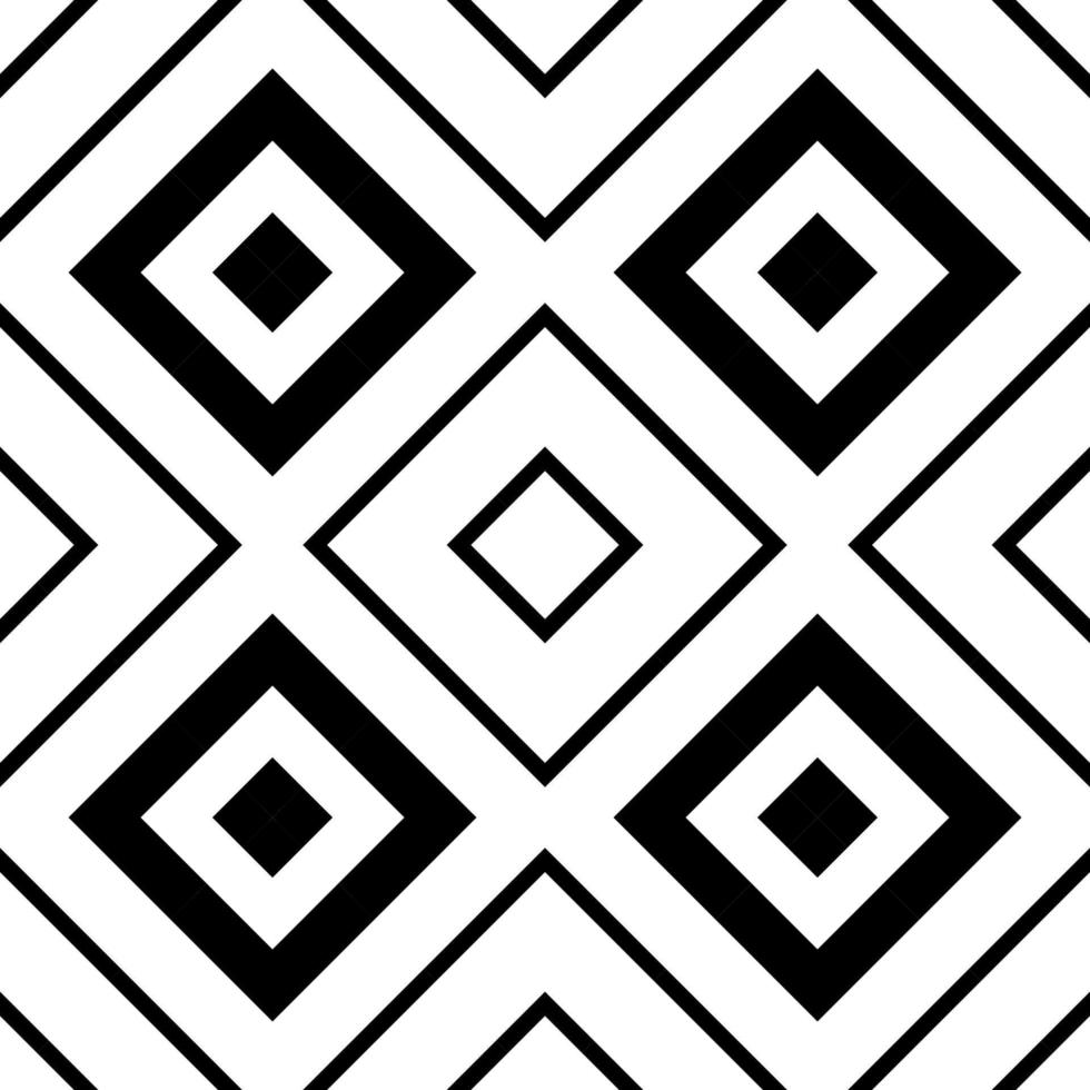 Seamless abstract background with rhombuses. Checkered infinity geometric pattern. vector