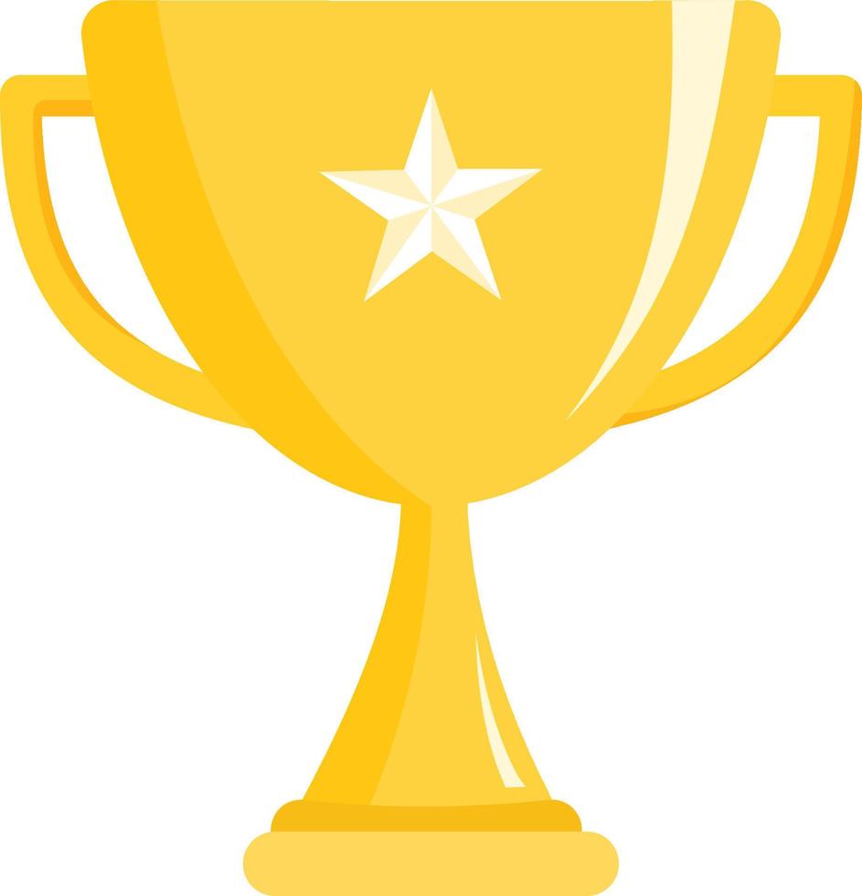 Trophy award icon isolate on white background. vector