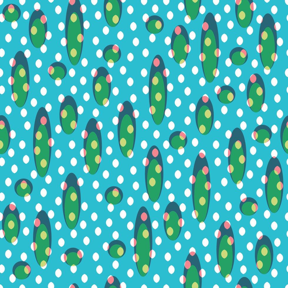 Abstract seamless pattern with randomly dots. Abstract background with little circles. vector