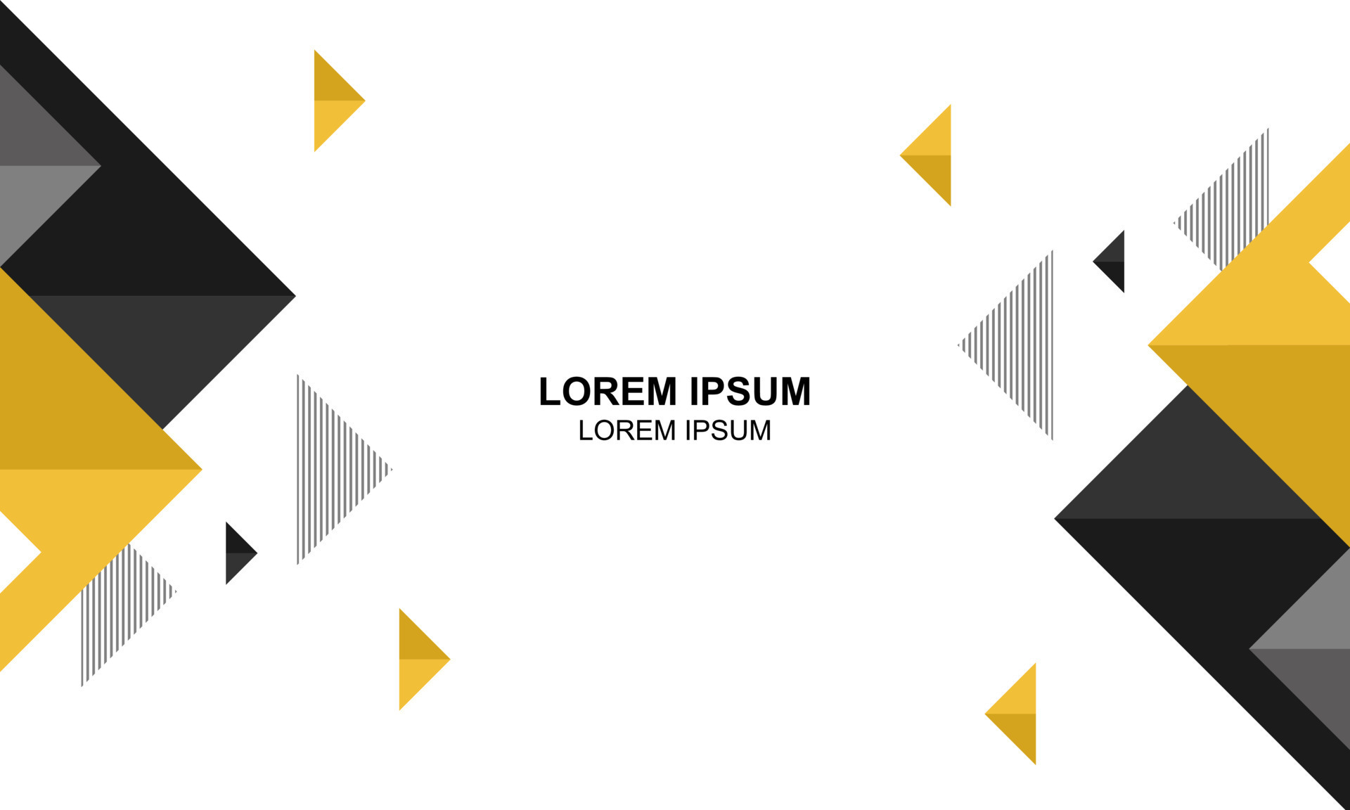 Yellow and black banner background premium vector abstract graphic