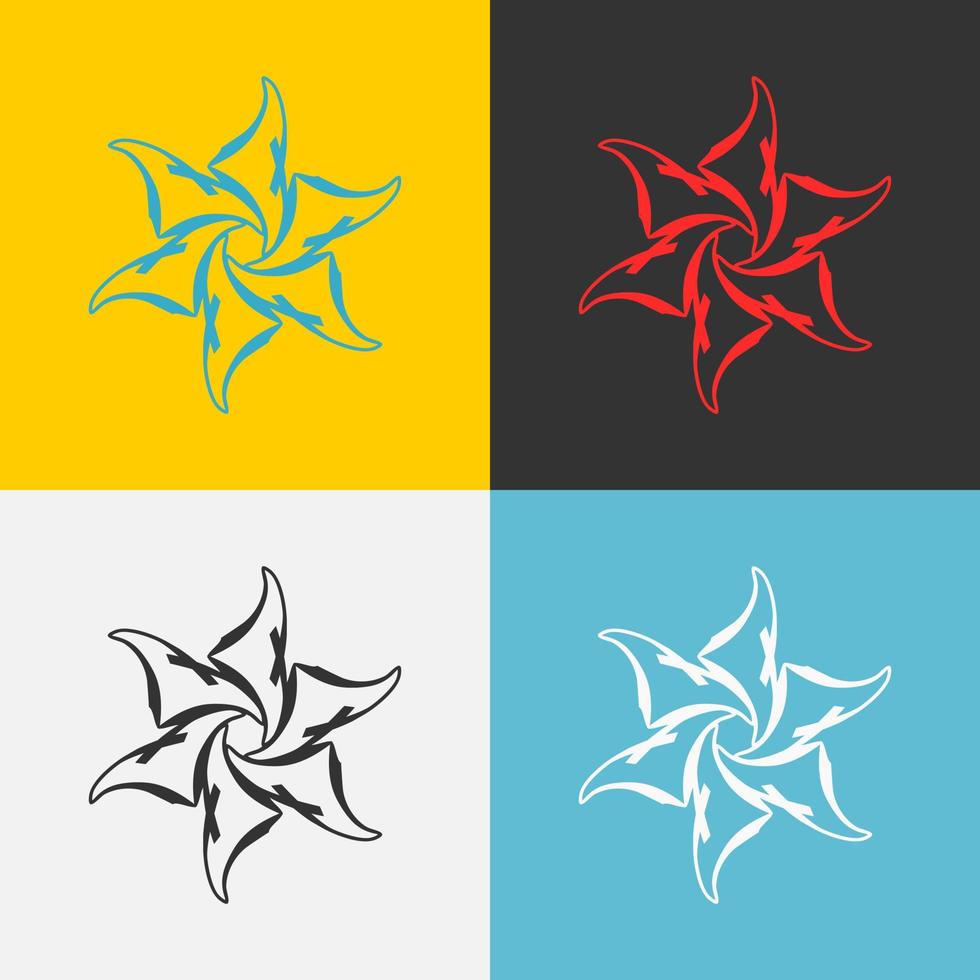 an artistic logo with elegant style vector