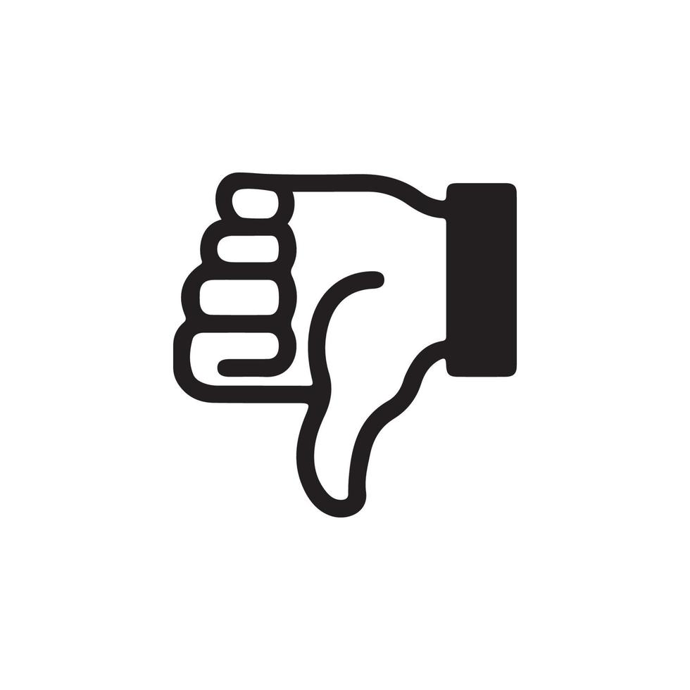 Thumbs Up and Down Icon EPS 10 vector