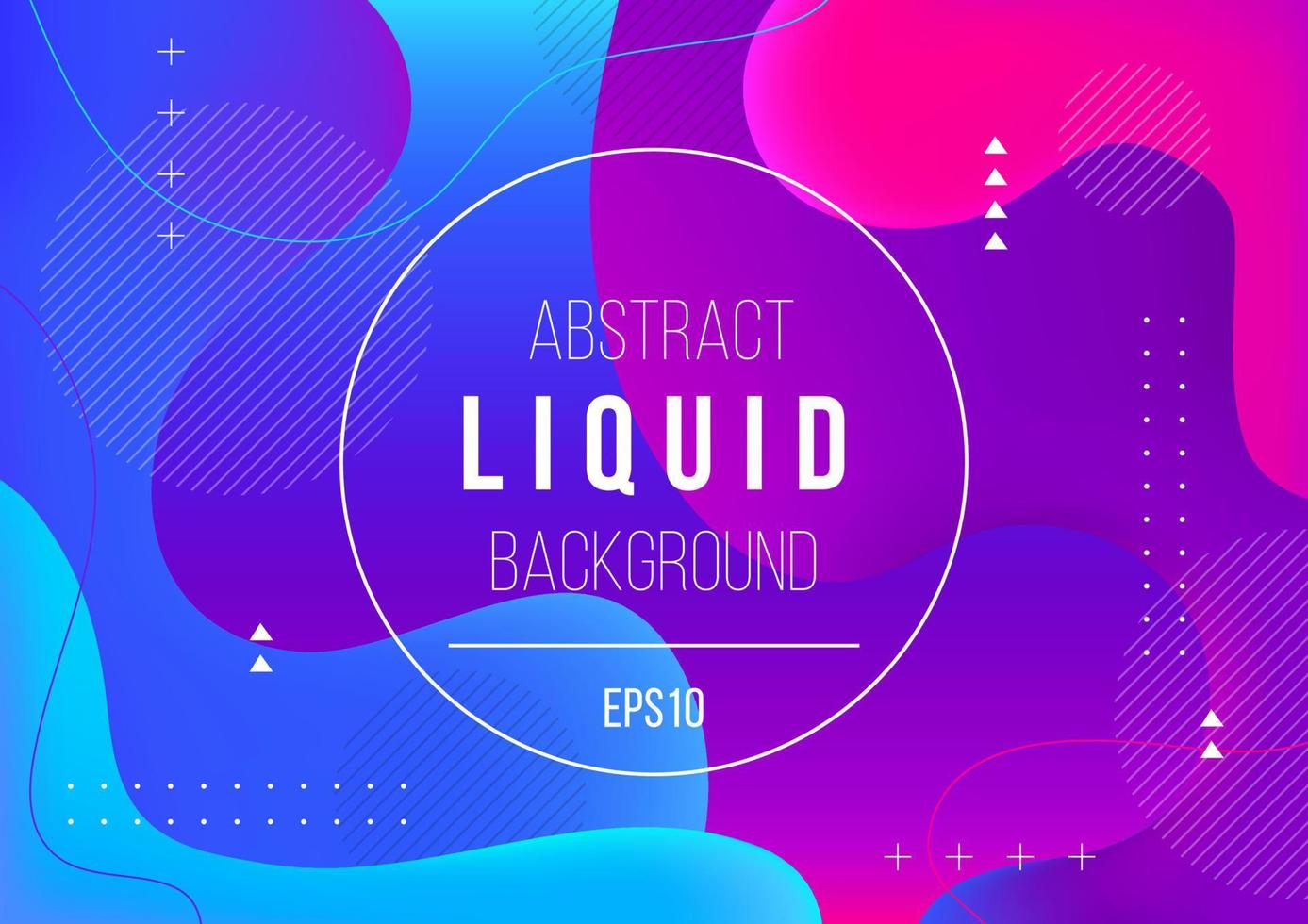 Abstract gradient fluid color background design with liquid geometric shapes. Dynamic motion style. Futuristic template for landing page, poster, banner, cover, presentation. Vector illustration