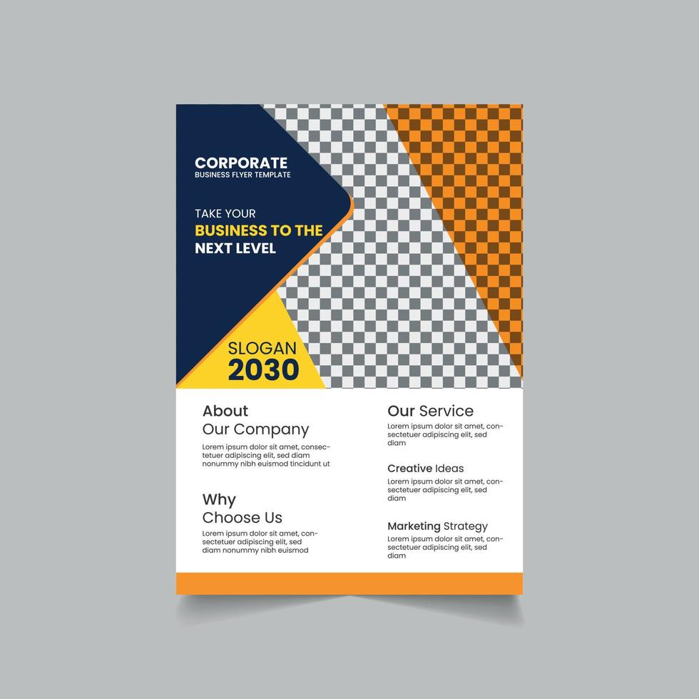 Corporate Business Flyer Template Download vector