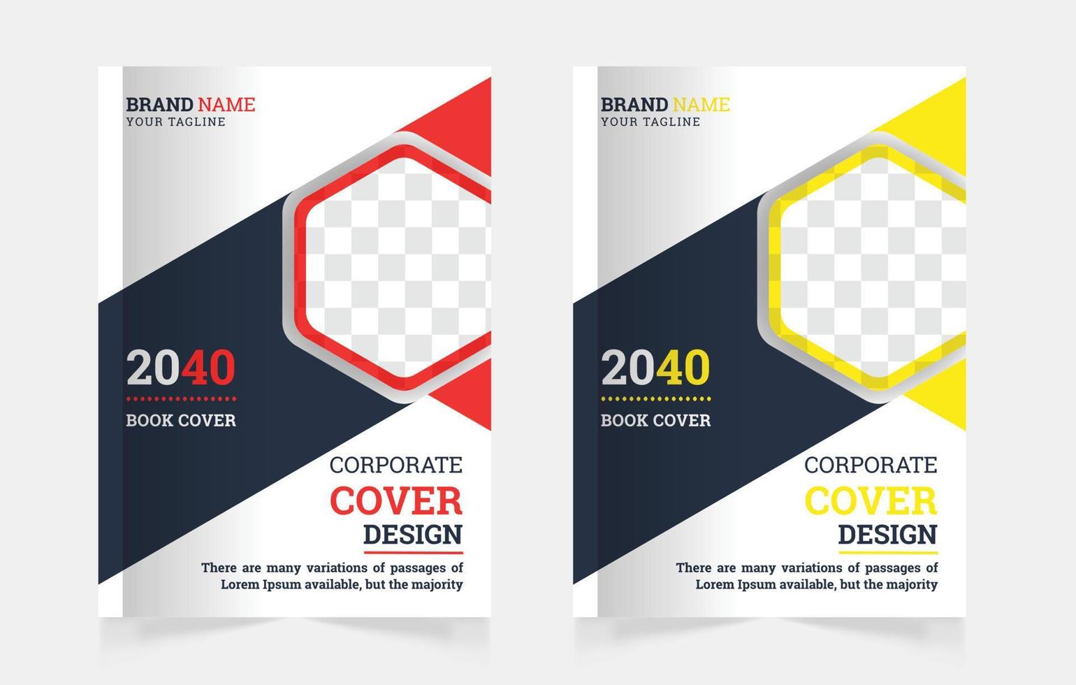 Minimal creative business corporate book cover design template a4 or can be used to annual report, magazine, flyer, poster, banner, portfolio, company profile, website, brochure cover design vector
