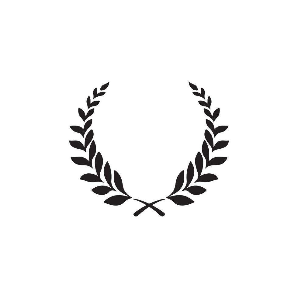 Laurel Wreath Icon EPS 10 vector