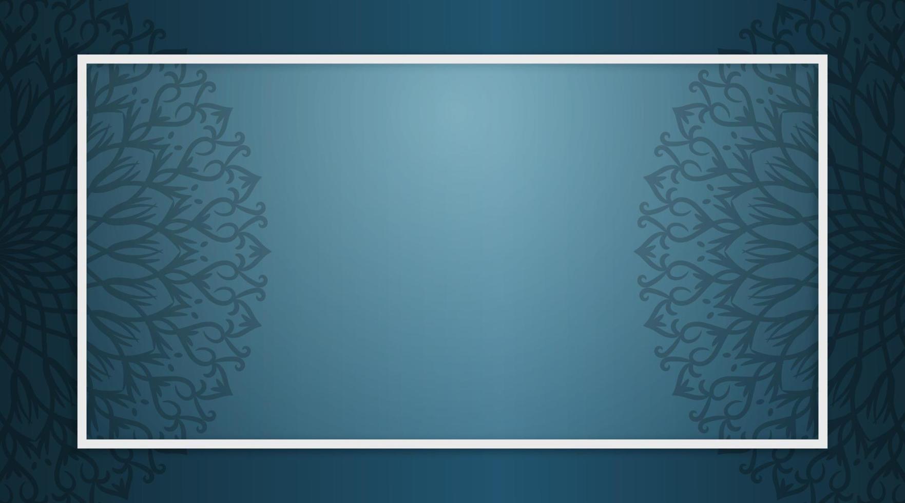 vector background with frames, decorated with mandalas