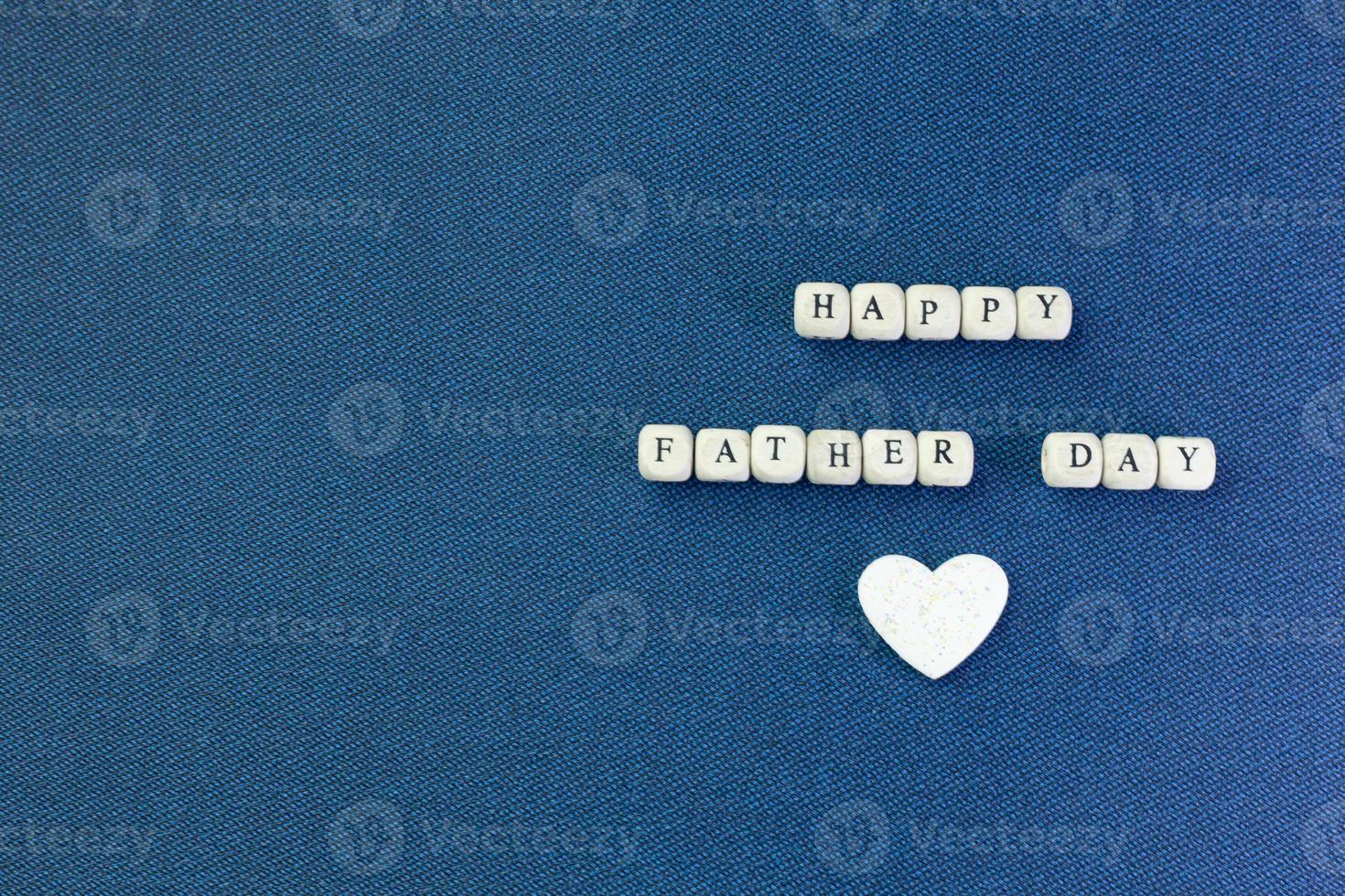 wooden text  for father day content close up image. photo