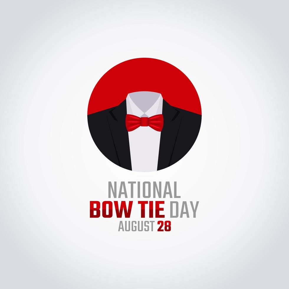 vector graphic of national bow tie day good for national bow tie day