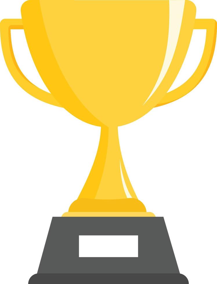 Trophy award icon isolate on white background. vector