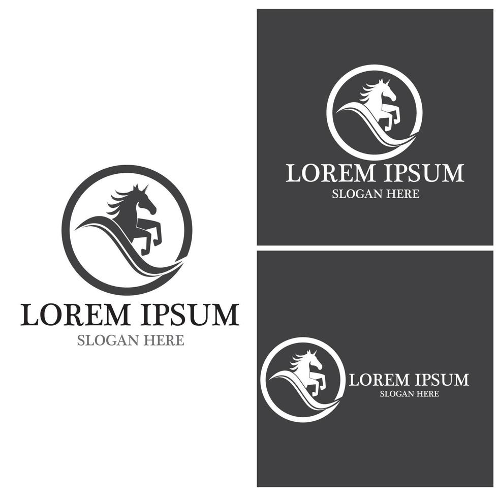 Pegasus icon and symbol vector template