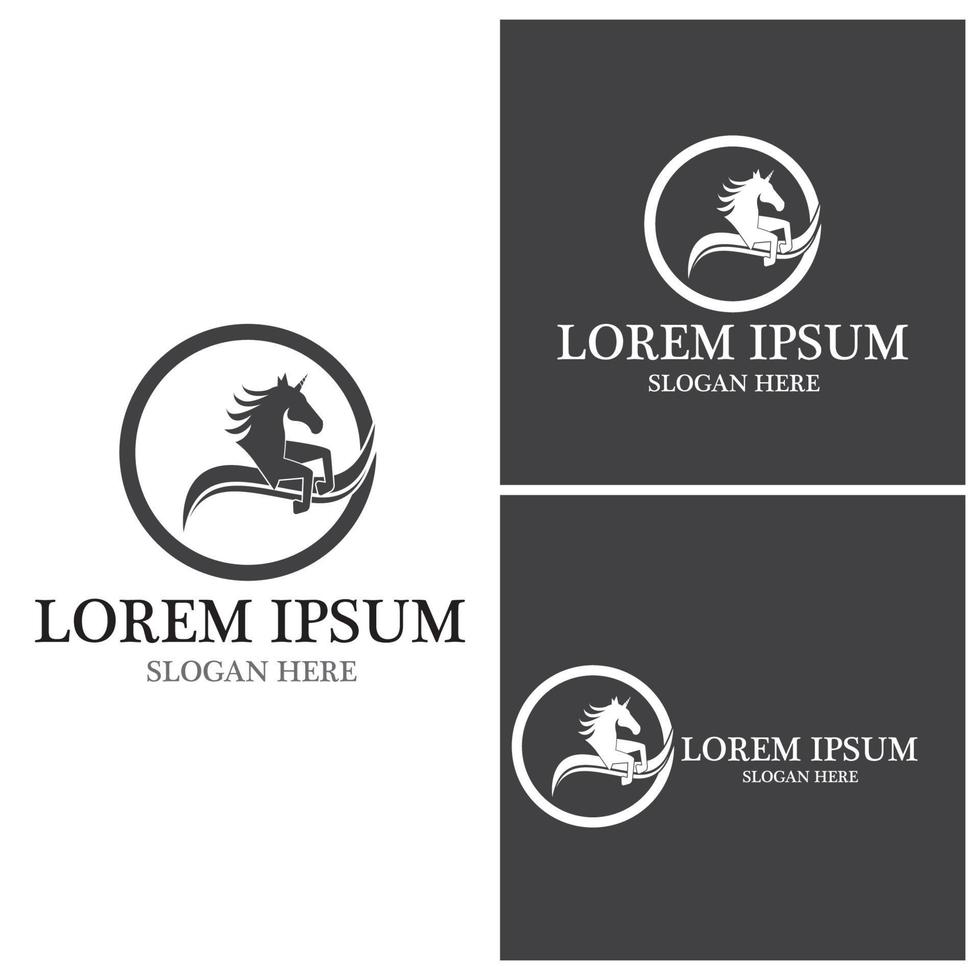 Pegasus icon and symbol vector template