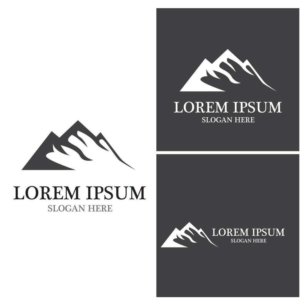 Mountain icon Logo vector