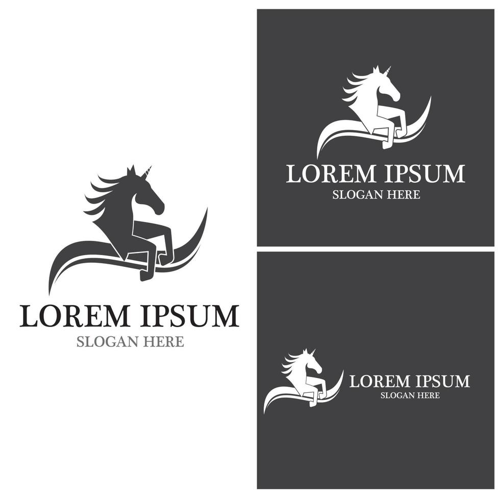 Pegasus icon and symbol vector template