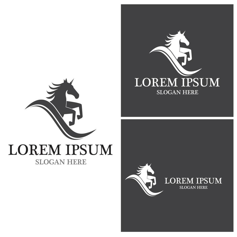 Pegasus icon and symbol vector template