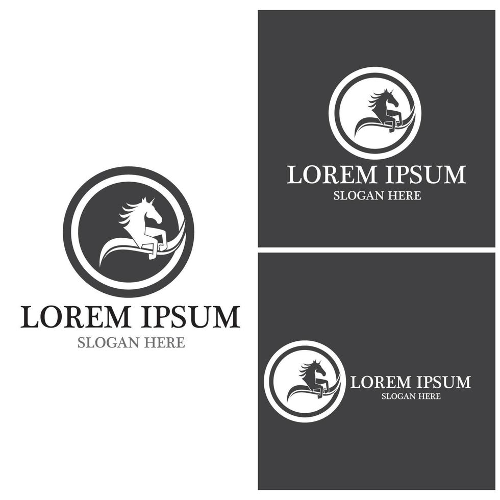 Pegasus icon and symbol vector template