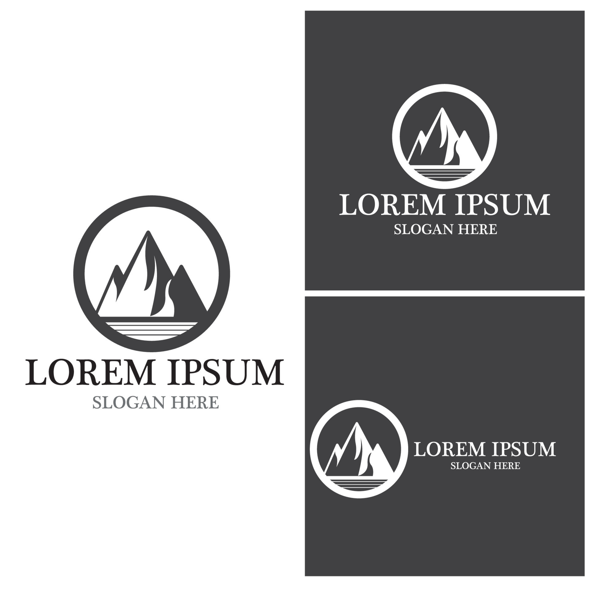 Mountain icon Logo 10689717 Vector Art at Vecteezy