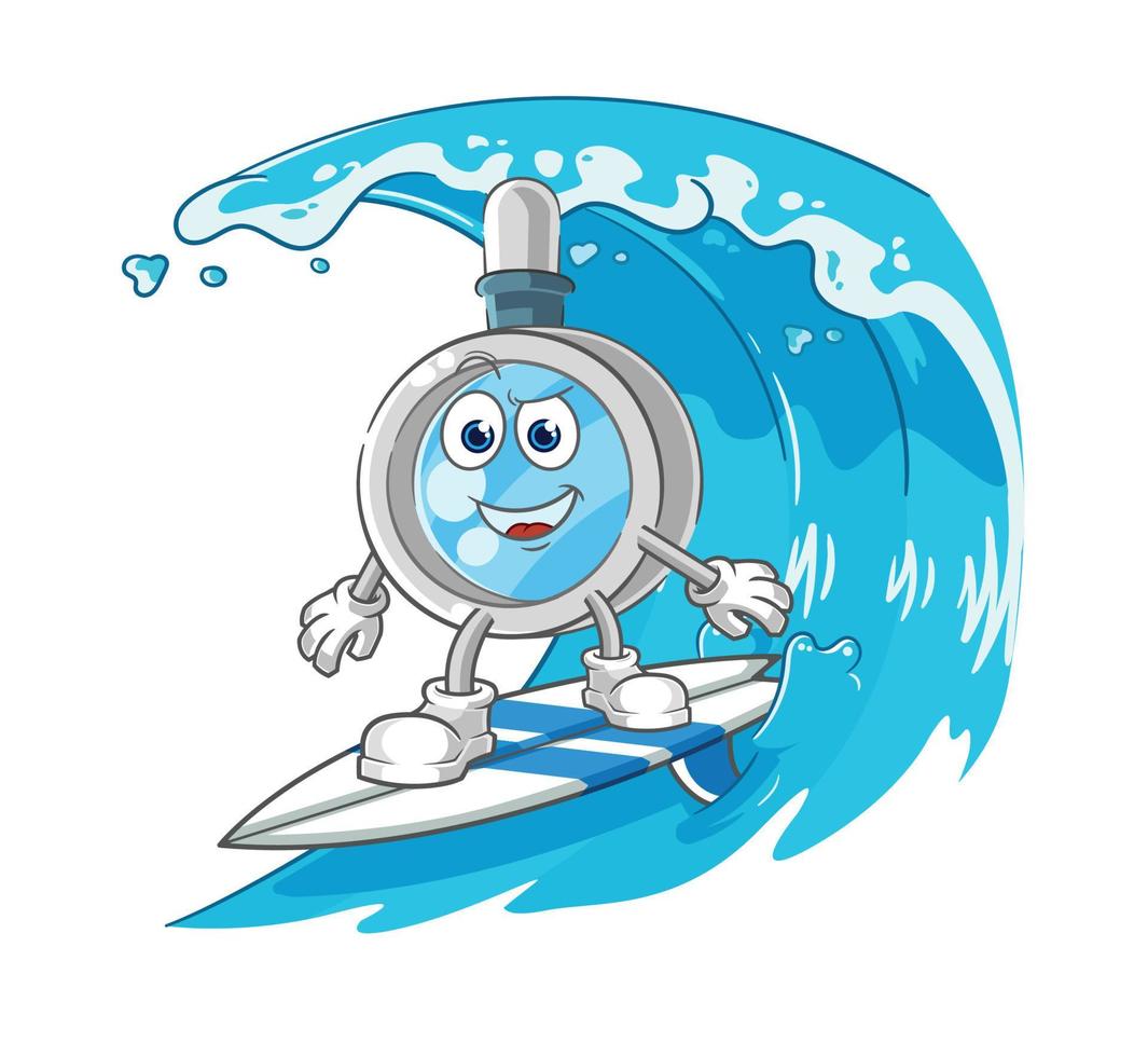 magnifying glass cartoon vector
