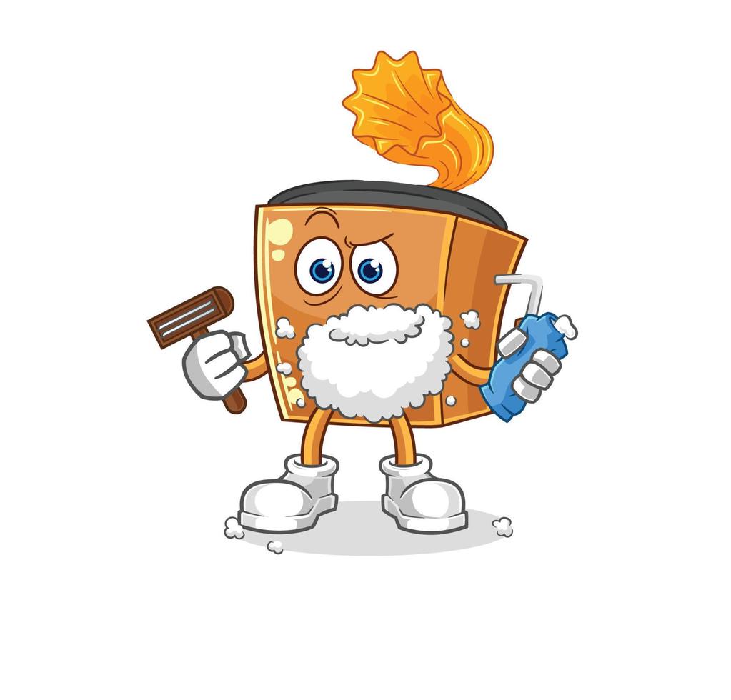 record player mascot vector