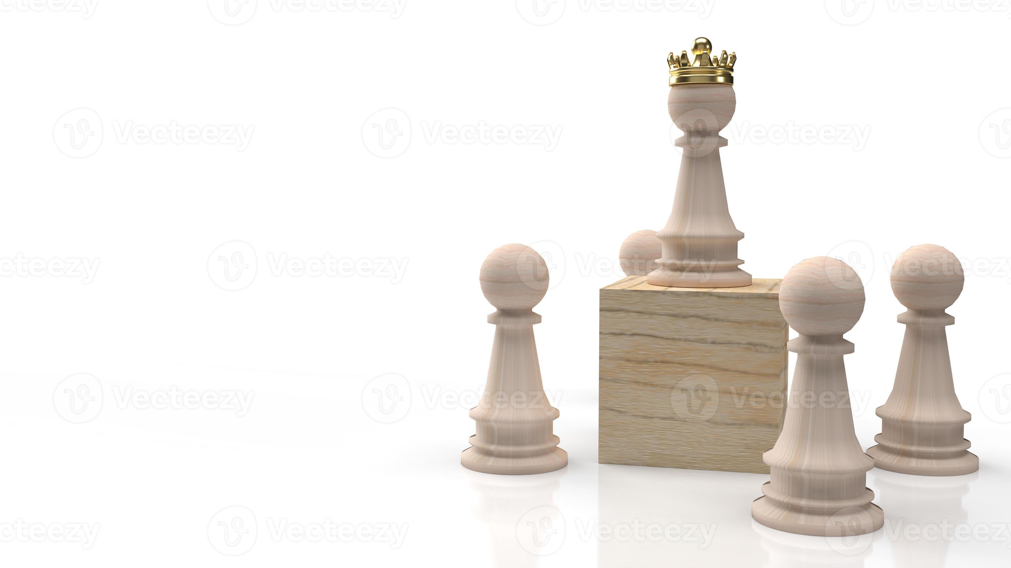 Teamwork Takes The Crown Wooden Chess Set Collection In 3d