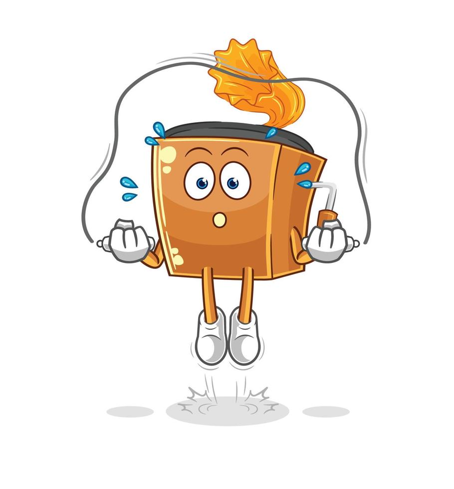 personaje de ilustración de tocadiscos vector