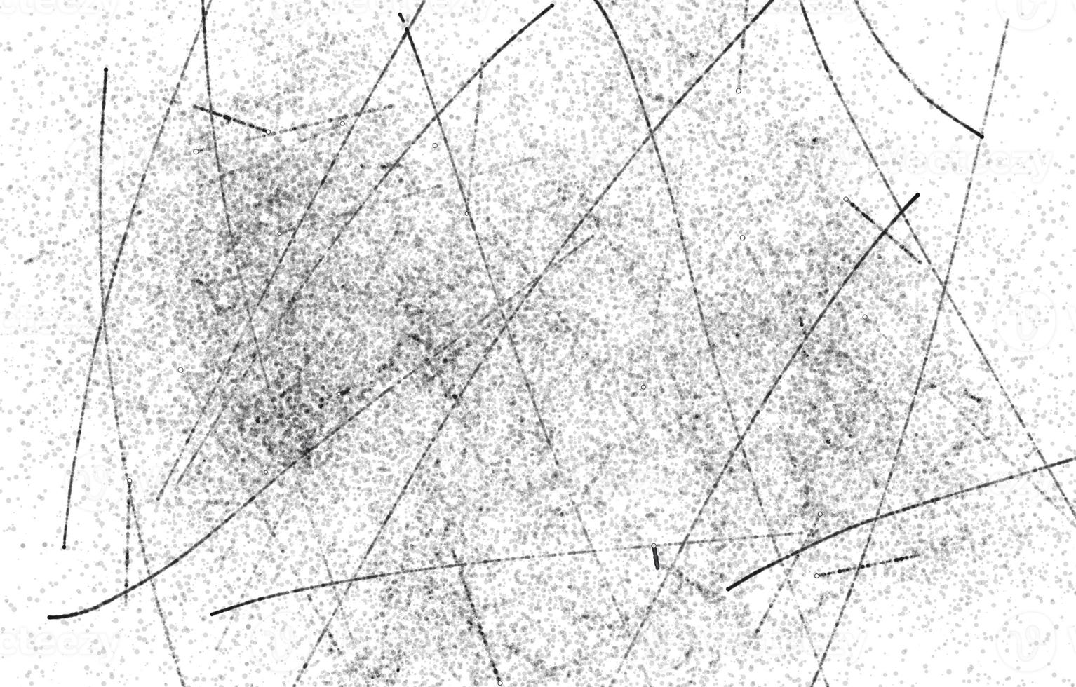 Grunge Black And White Urban. Dark Messy Dust Overlay Distress Background. Easy To Create Abstract Dotted, Scratched, Vintage Effect With Noise And Grain photo