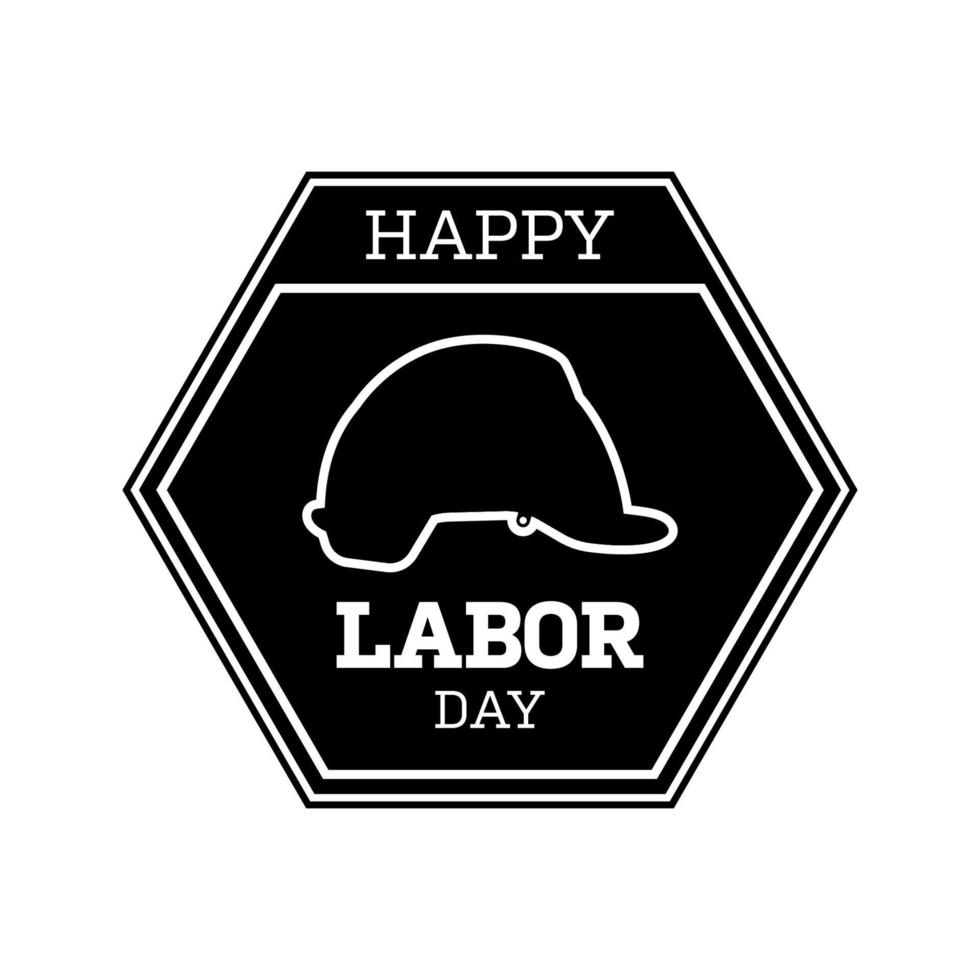 Happy Labor Day banner isolated on white background vector