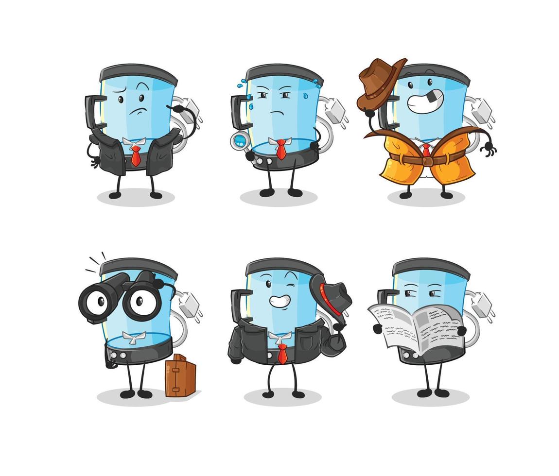 blender cute cartoon vector