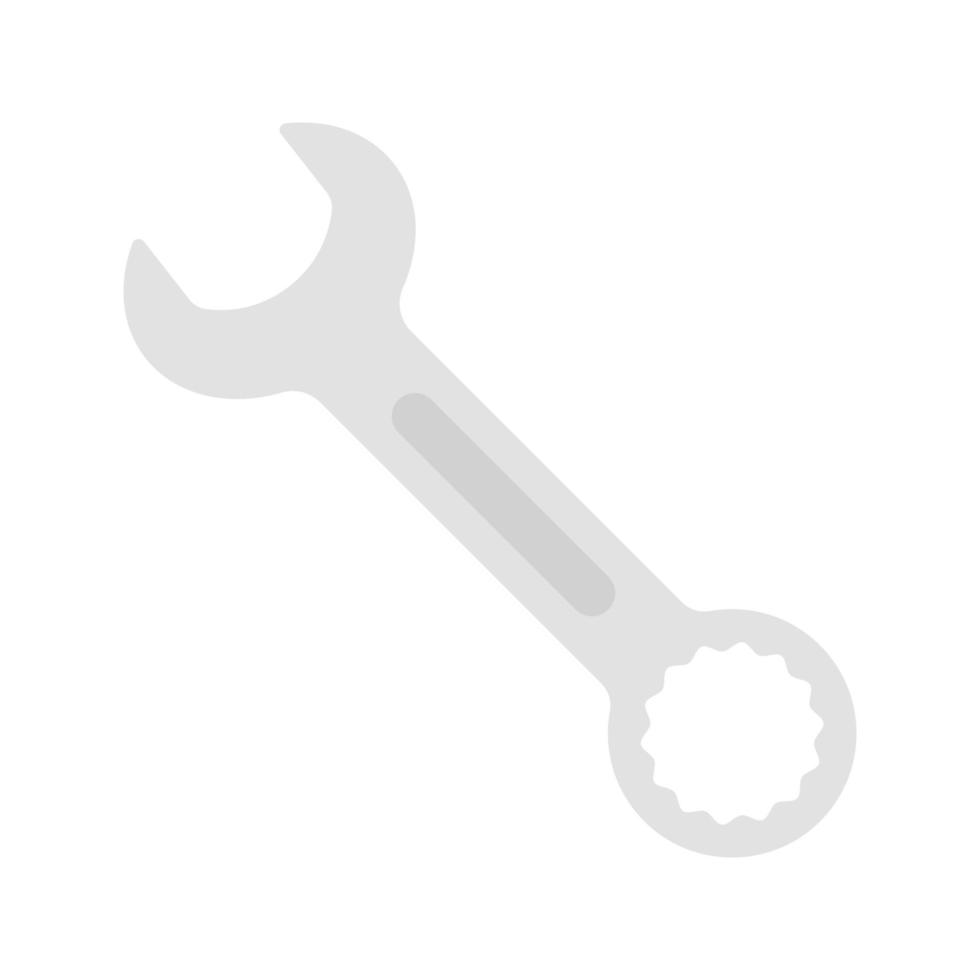 Spanner isolated on white background vector