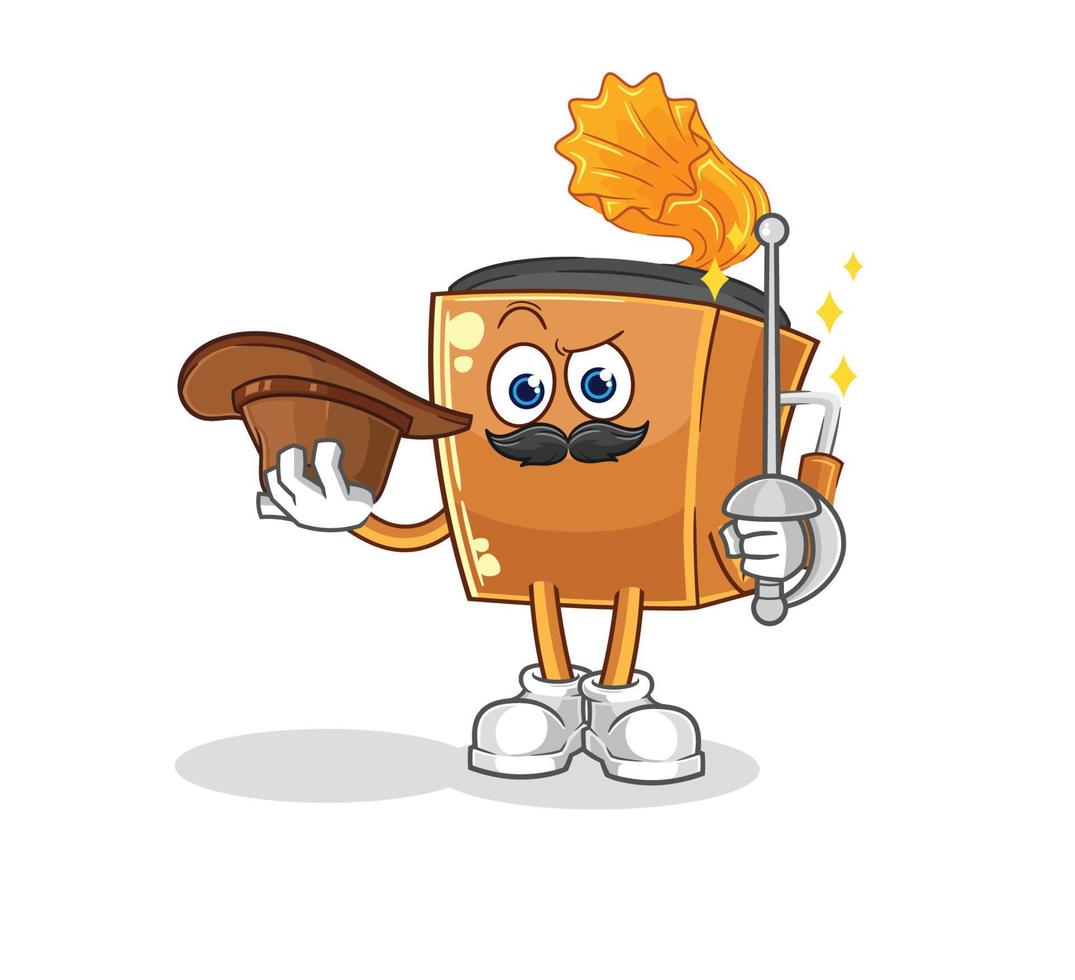 record player mascot vector