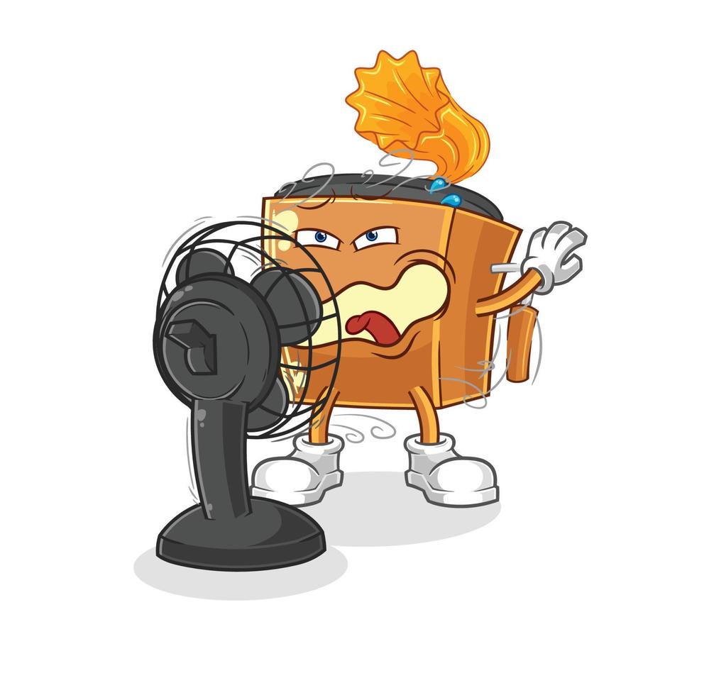 record player illustration character vector