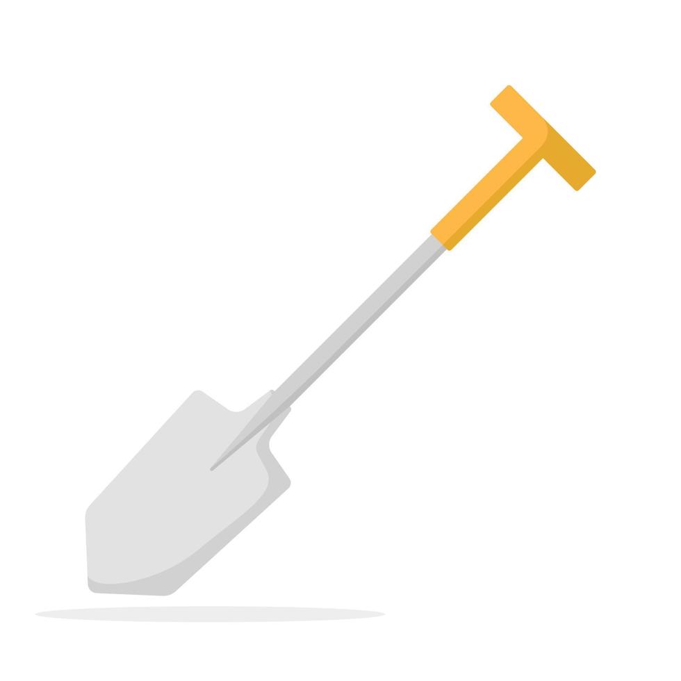 Shovel isolated on white background vector