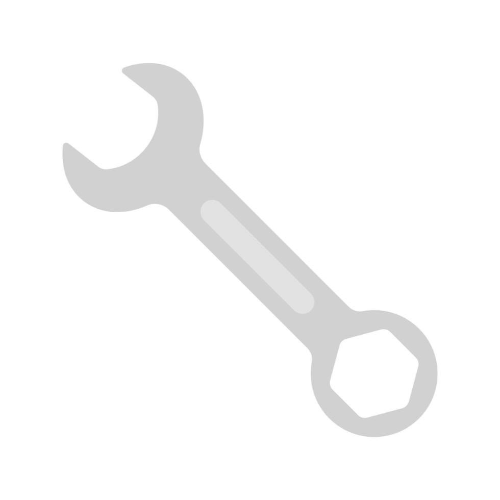 Spanner isolated on white background vector