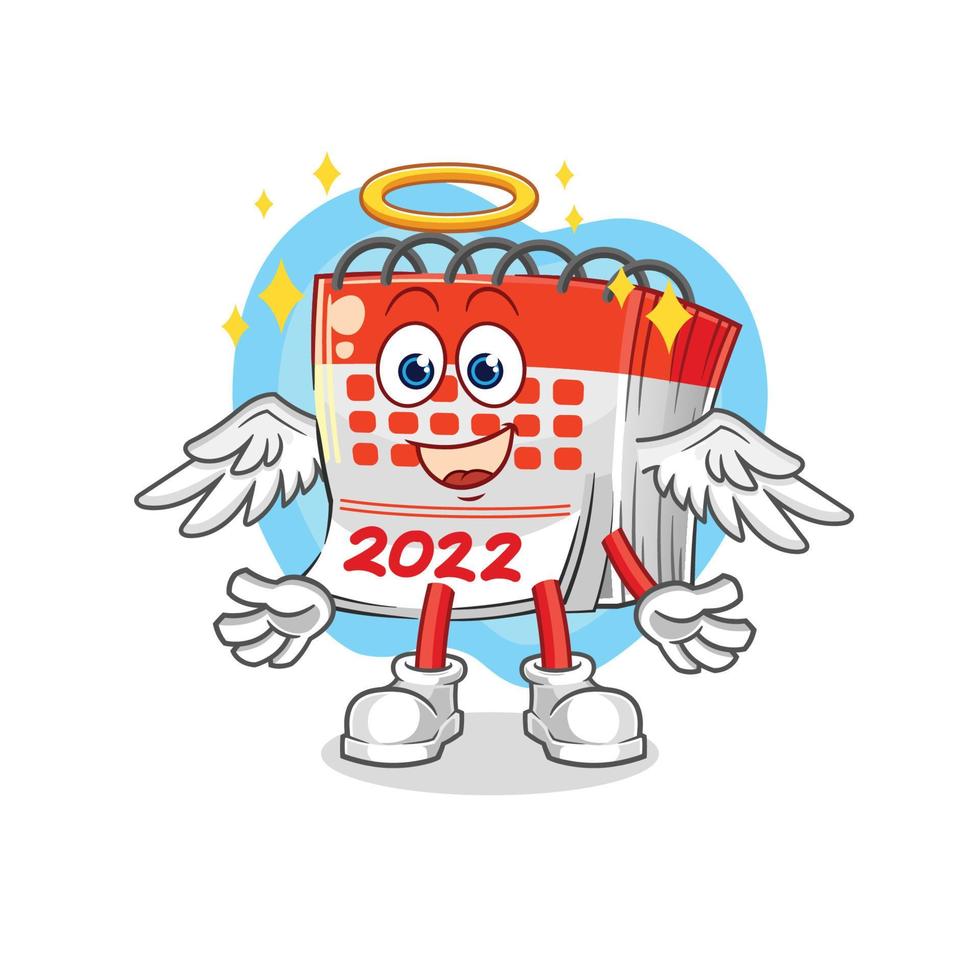 calendar mascot vector