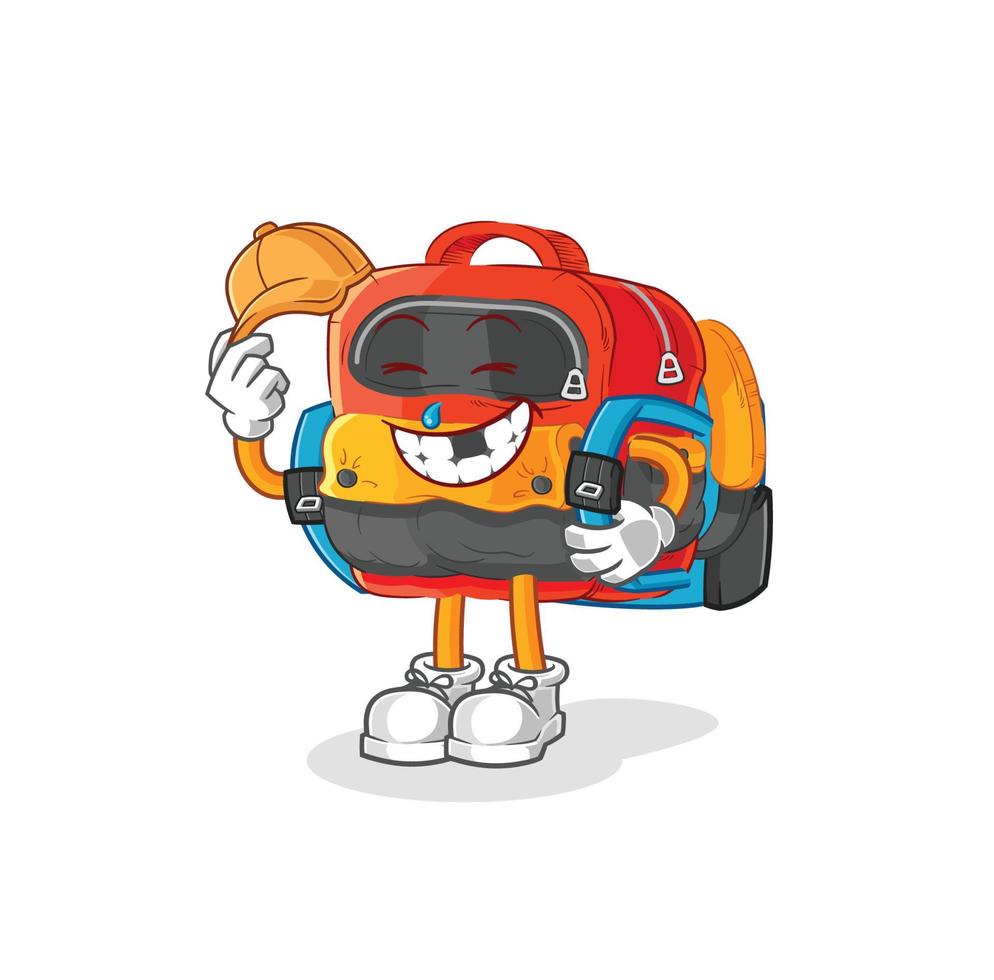 backpack cartoon vector 10692078 Vector Art at Vecteezy