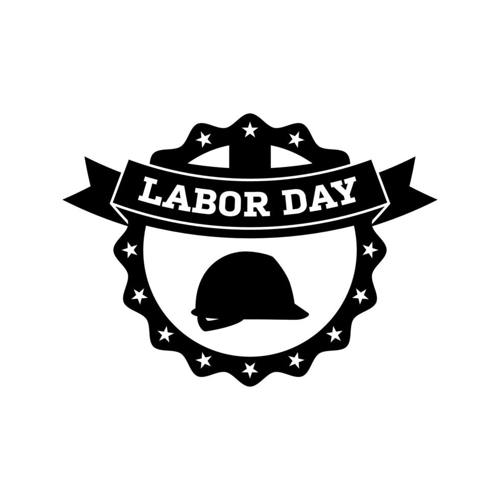 Happy Labor Day banner isolated on white background vector