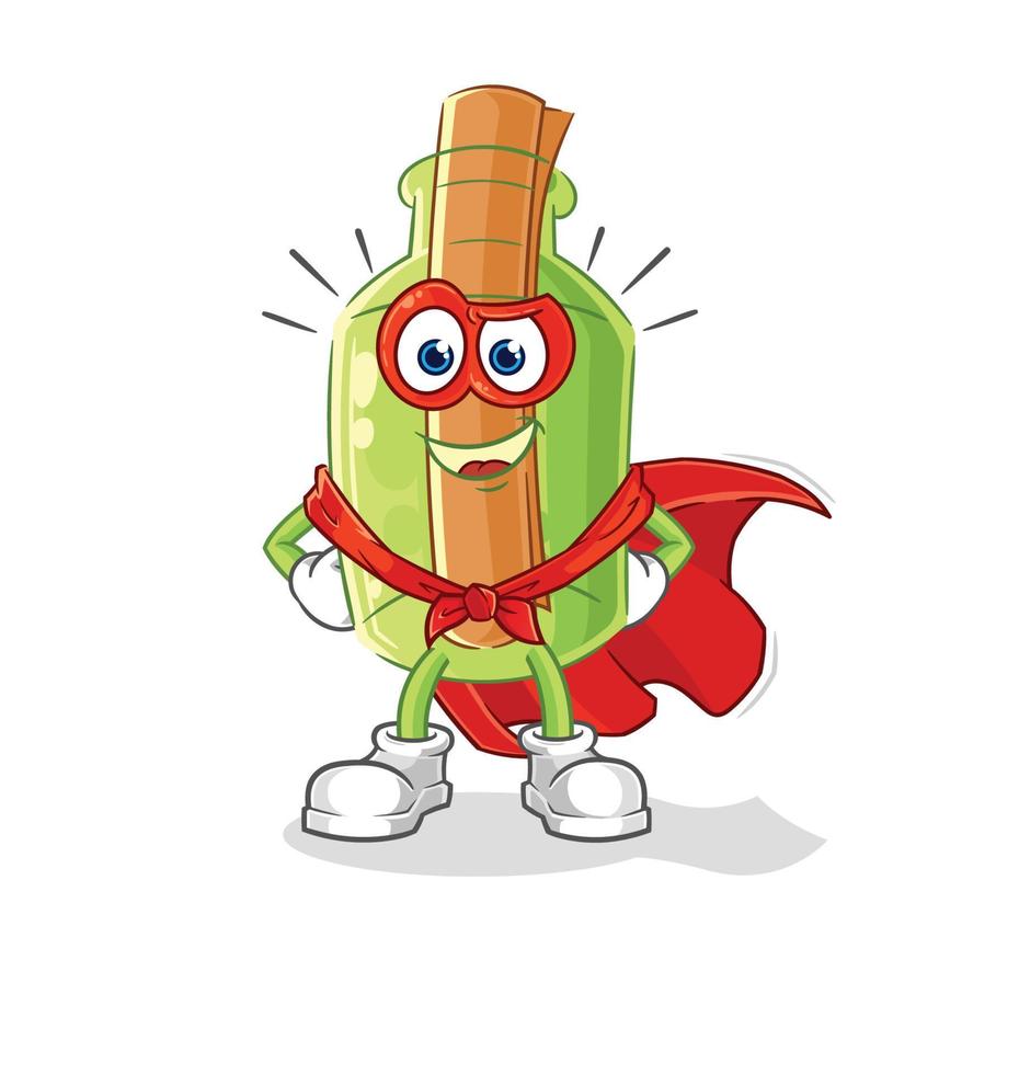 message in a bottle cartoon vector